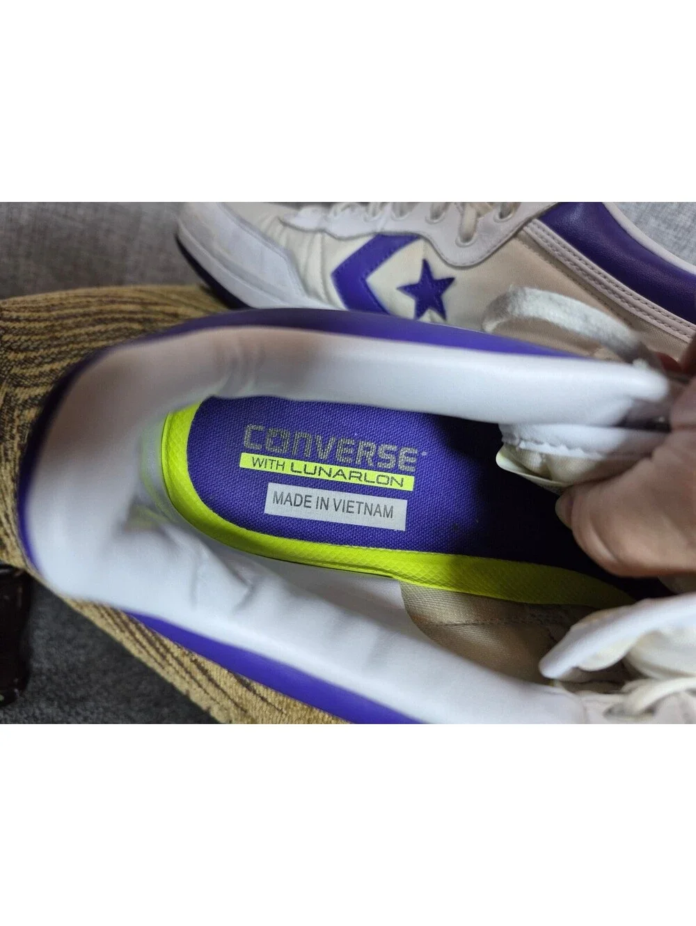 Converse Fastbreak 83 Mid White Candy Grape Purple Men’s Size 11 156972C